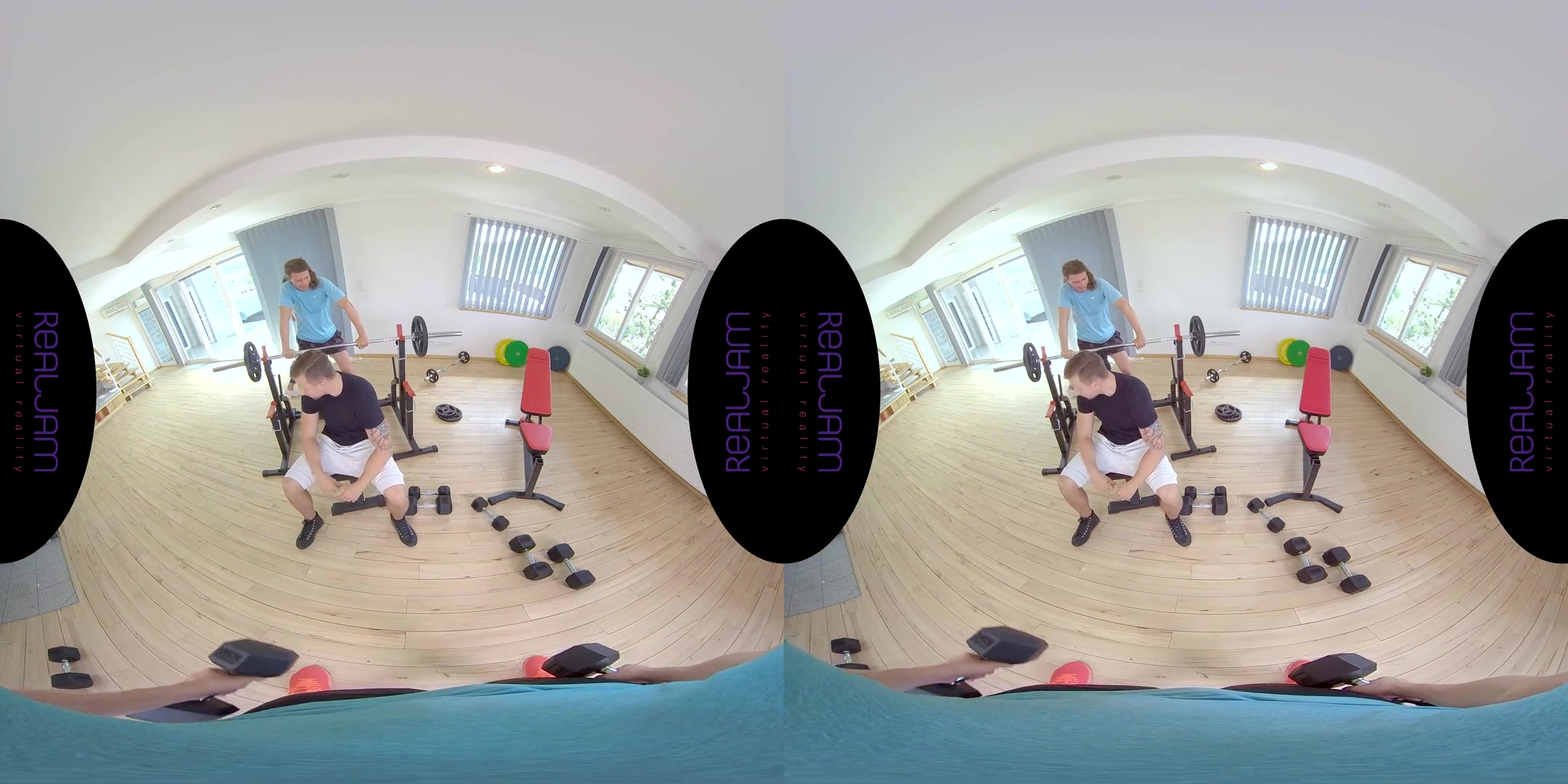 Gym Adventure; POV FMMM Gangbang Hardcore - SexLikeReal