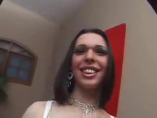 One cock for hungry brunettes