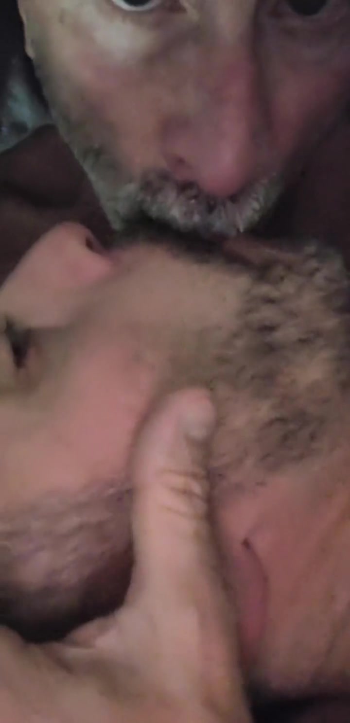 Step daddy And Boy Sensual Kissing With Spitting And Lots Of Deepthoat