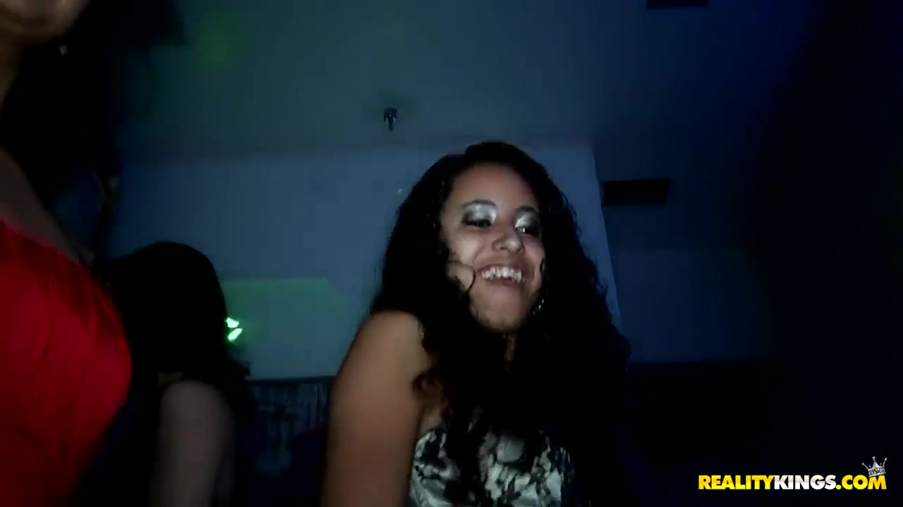 Aubrey Mae enjoys wild sex party in the night club