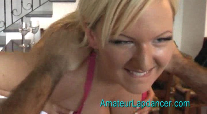 Exhibitionist blonde bitch loves to show her huge tits
