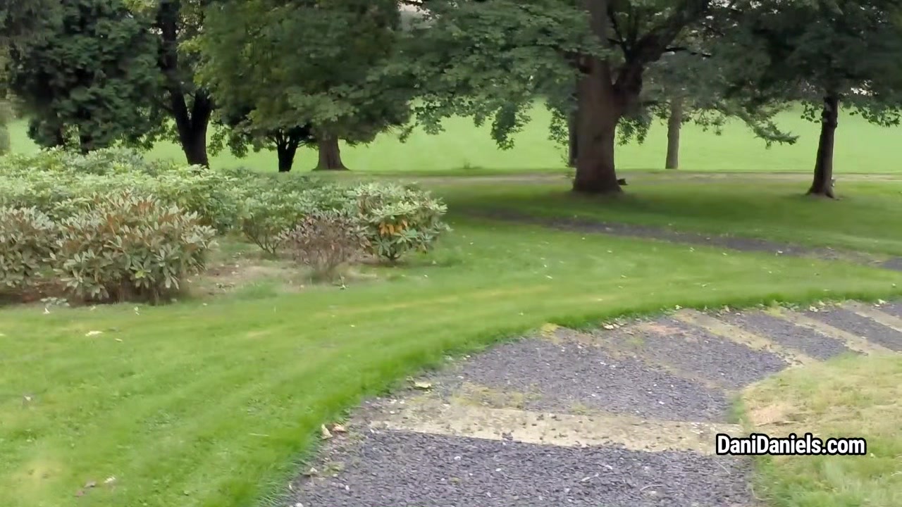 Dani Daniels - Scotland Castle Stranger Blowjob