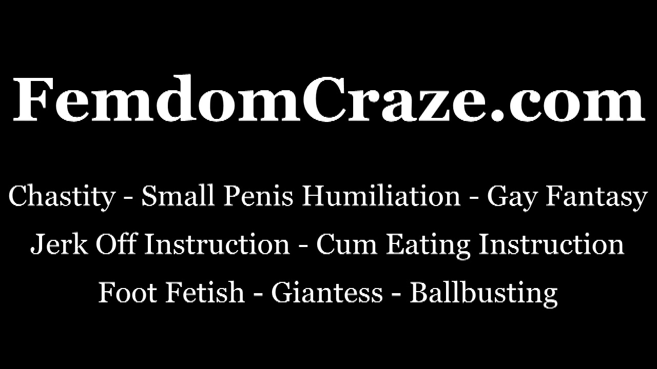 Making you my personal bitch slave - FemdomCraze