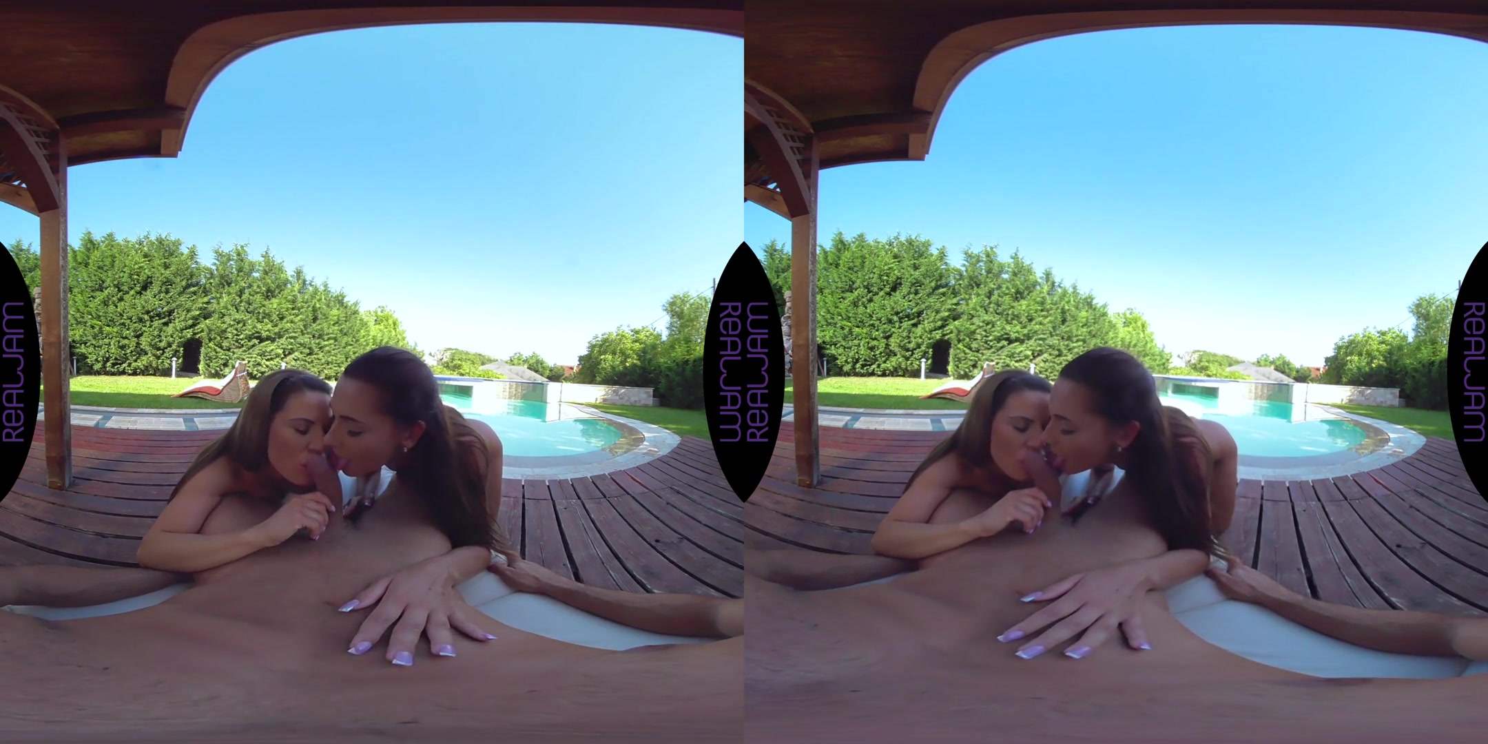 Alexis Brill & Athina Love in Hot Summer Day - RealJamVR