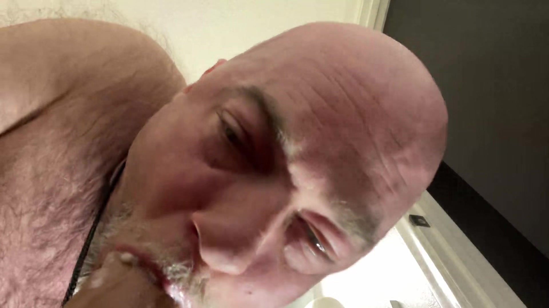 Exposure whore rides his dildo with ass-to-mouth action