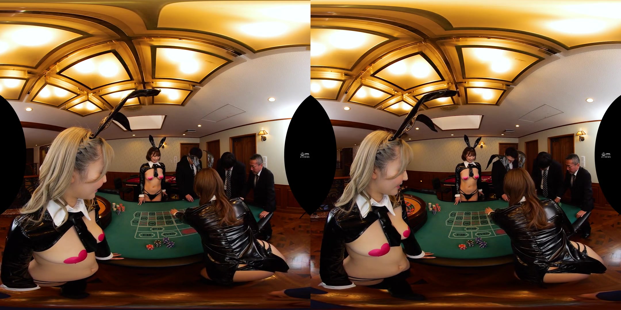 Luxury Japanese Ocean Liner Secret Backstage Reverse Bunny Harem