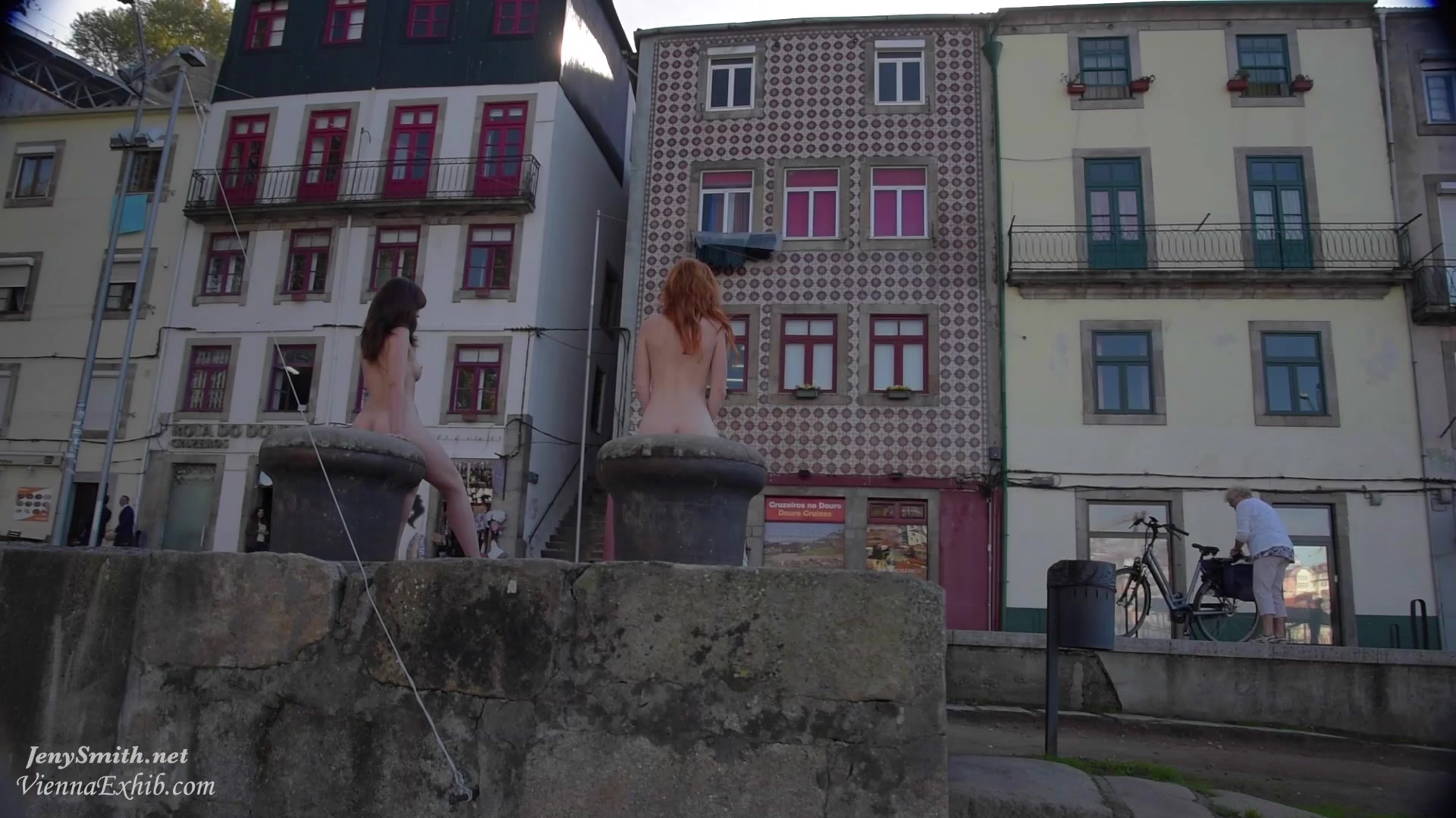 Jeny Smith and Vienna Love nude in public