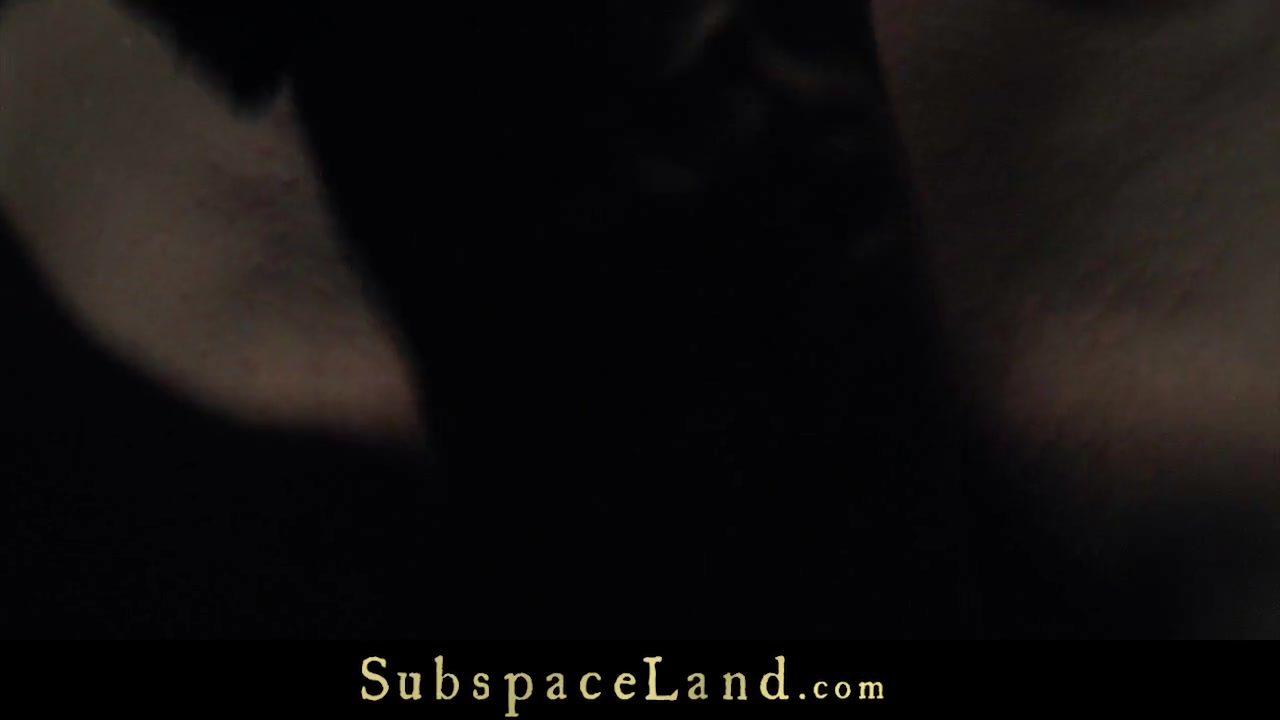 Submissive redhead slave tormented and used as sex toy