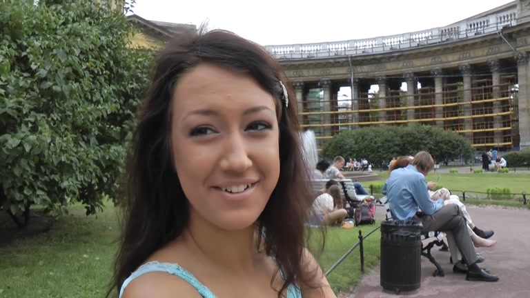 Nasty blowjob in a public place