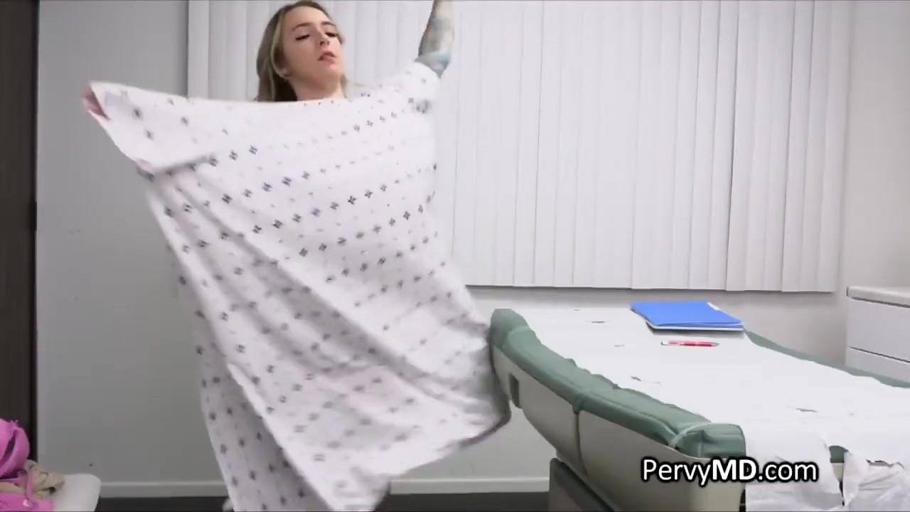 Doctor Testing Busty Inked Surrogate Patient