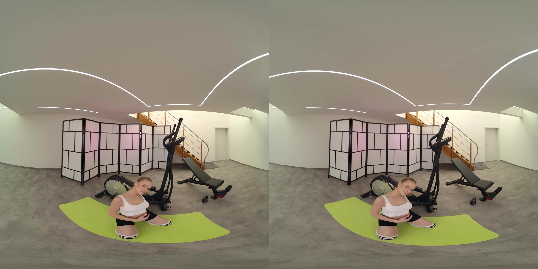 Flexible Anal in the Gym - RealJamVR