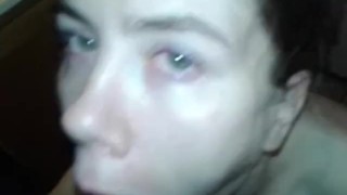 She was horny on her....
