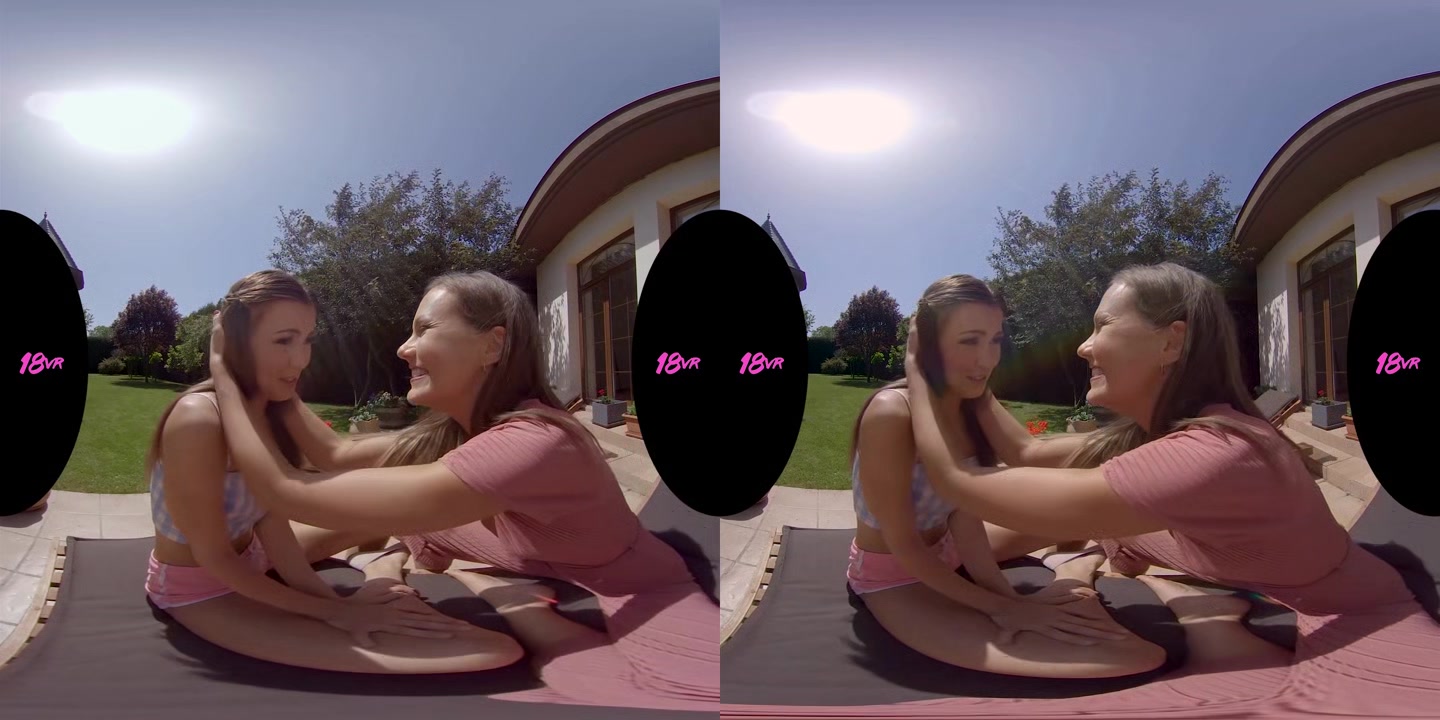 18VR Hard Anal Threesome Session With teen 18+ Stepsisters Cindy And Tina