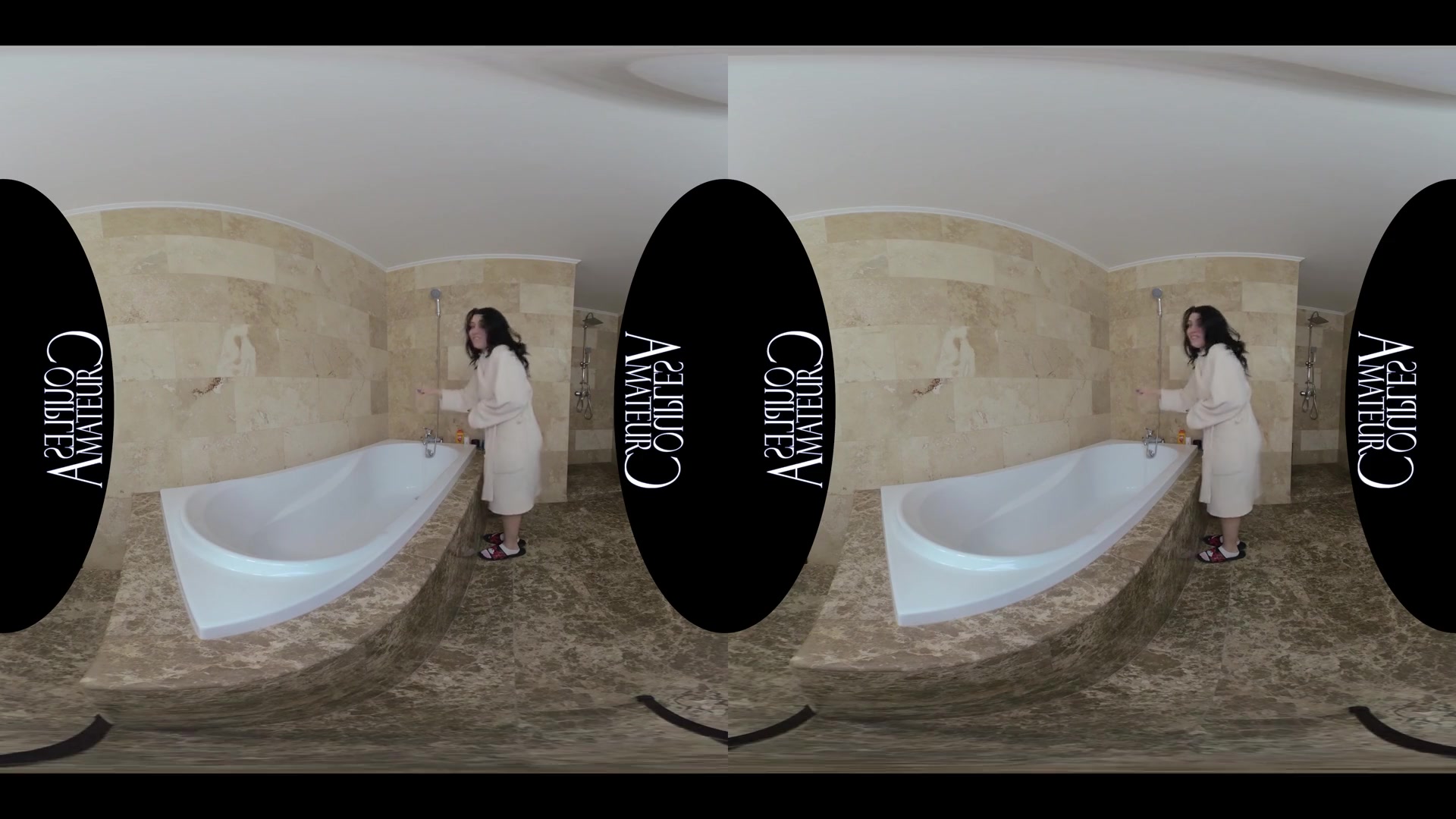 Bathtub Sexy Time - Hot Brunette Amateur Solo - SexLikeReal