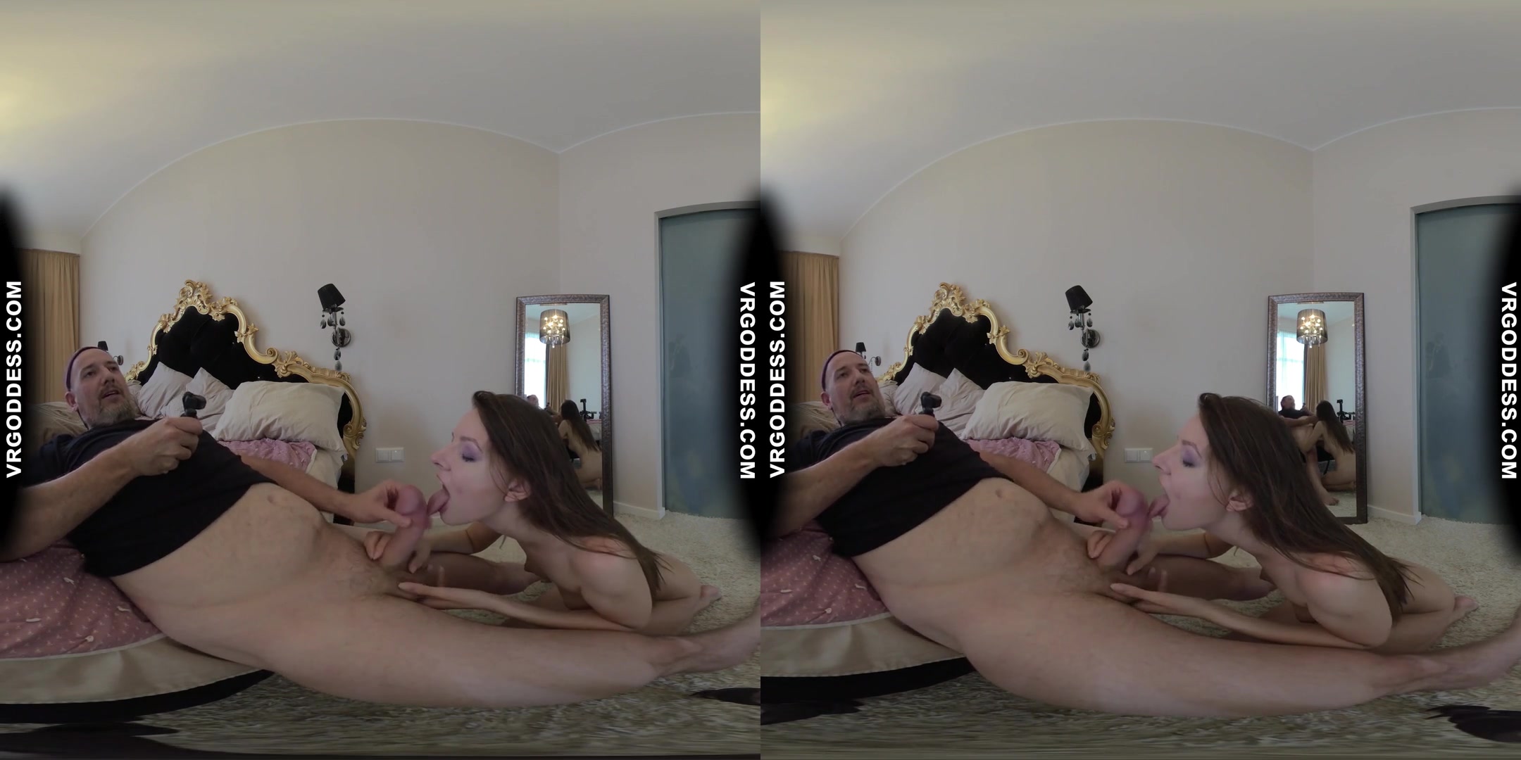 Big Boobed Rebeka Ruby Blowing Lucky Cameraman Deepthroating Ruining Her Makeup Mouthcum