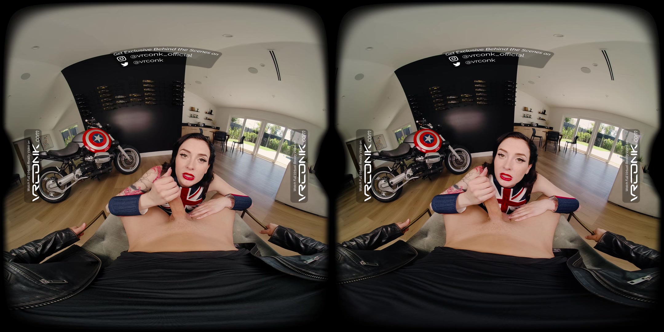 VR Conk cosplay with anal Captain Carter Virtual reality Porn