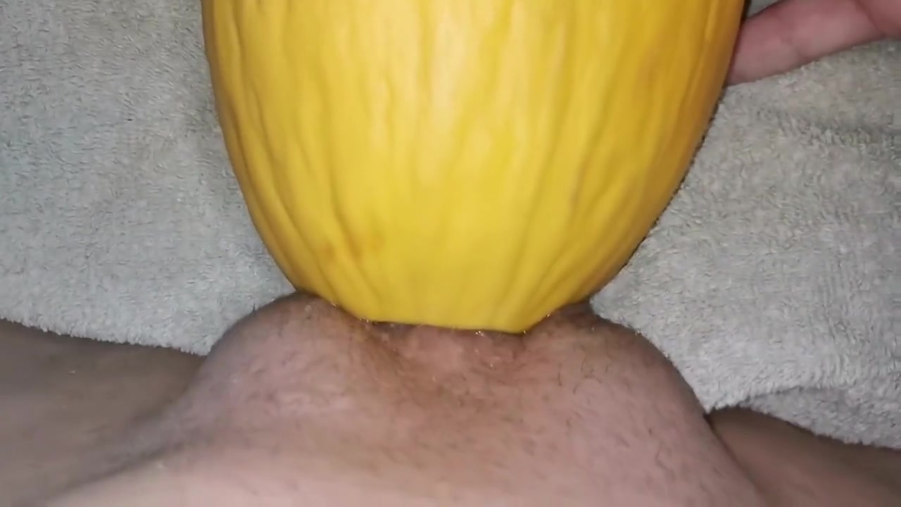 Big Dick Fucking Watermelon Close Up