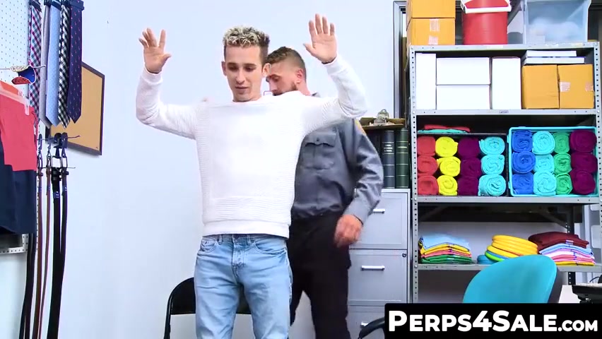 Thieving Blonde Twinks Hole Pulverized By Bbc Policeman With Wesley Woods