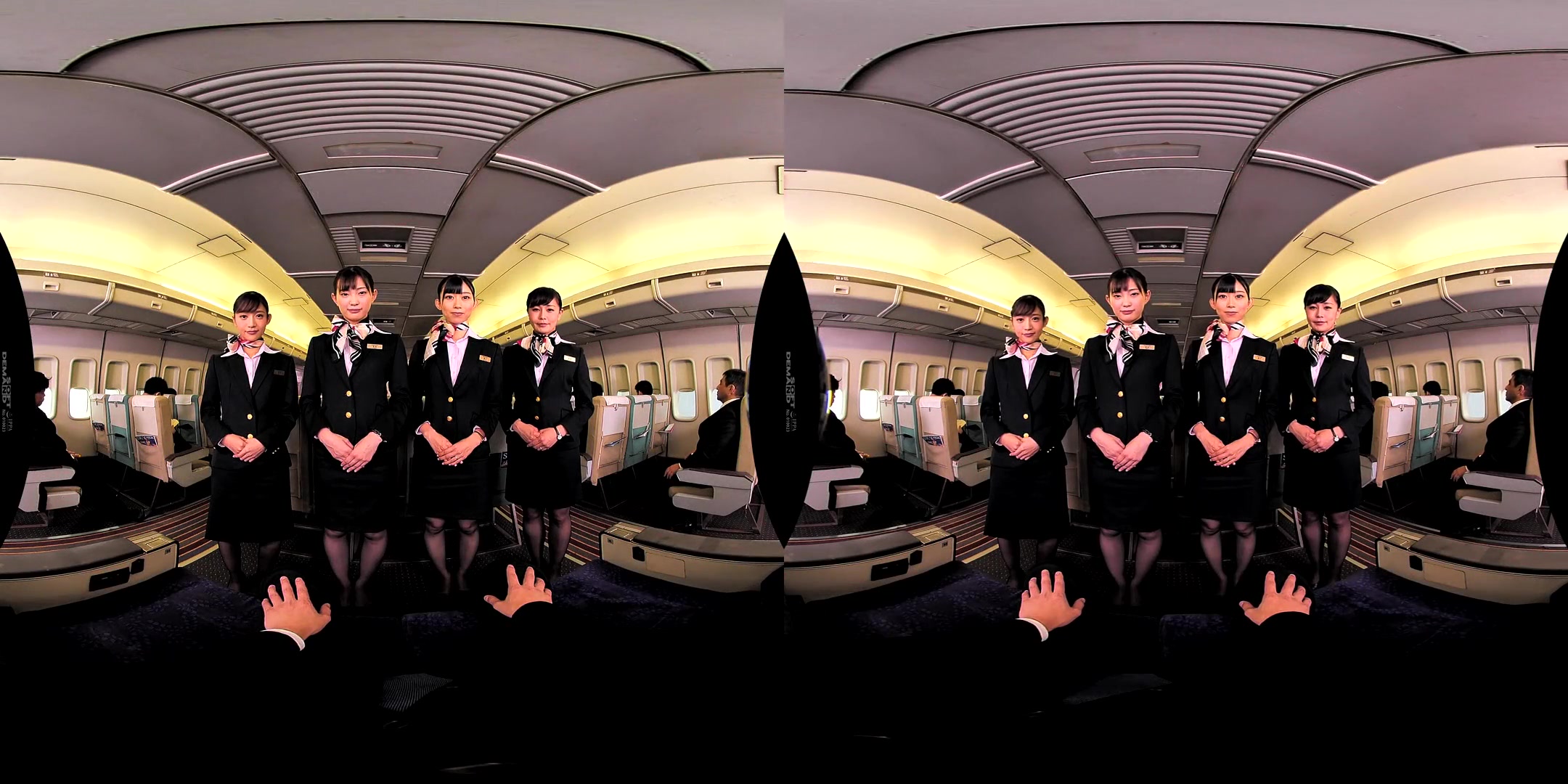In-Flight Pussy Straddling VR 1 - Asian Uniform Public Sex