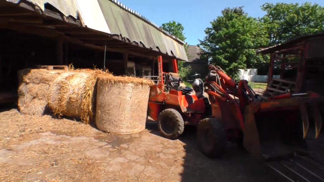 Chubby German Girl Fucked On Farm