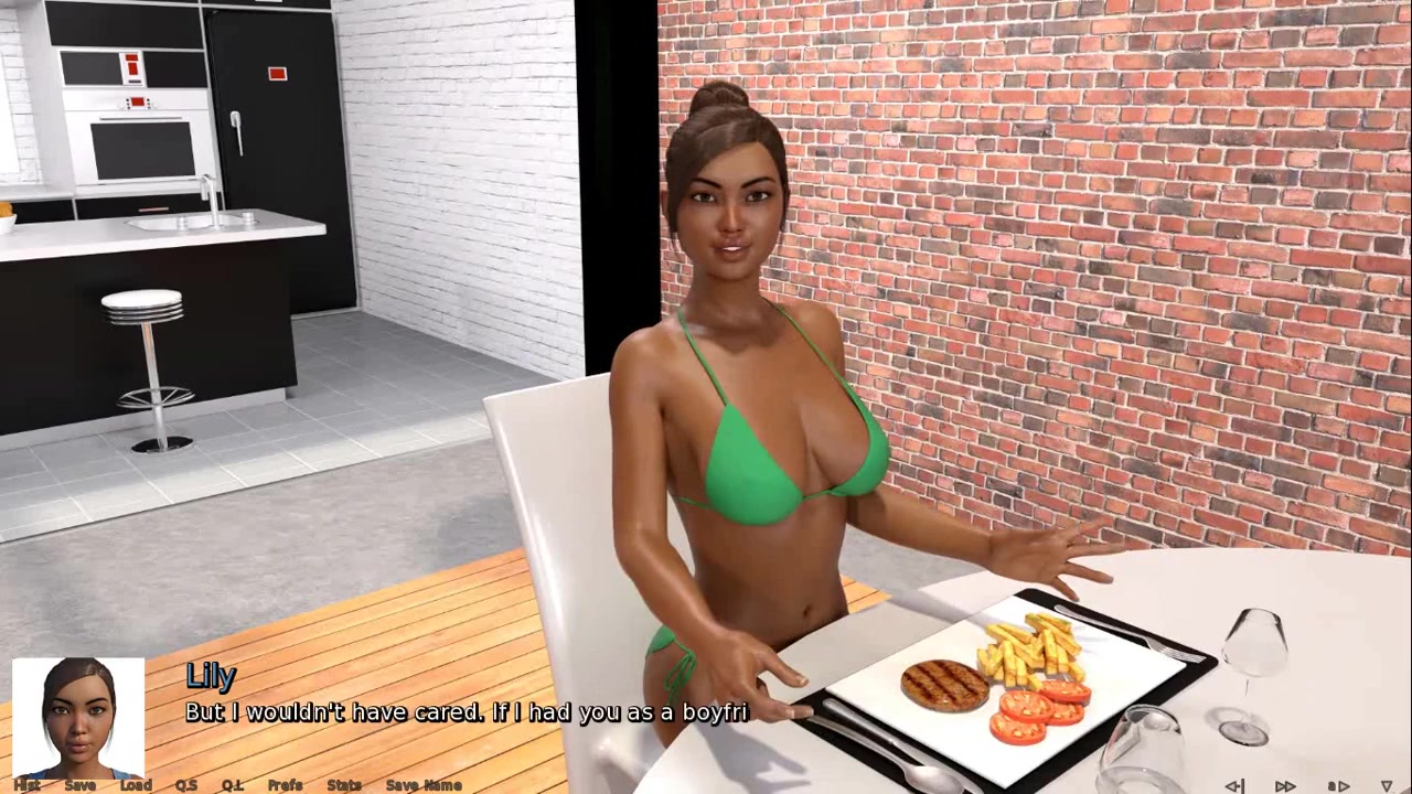 Where The Heart Is Sexy Black Ebony Cook In Bikini Ep 105