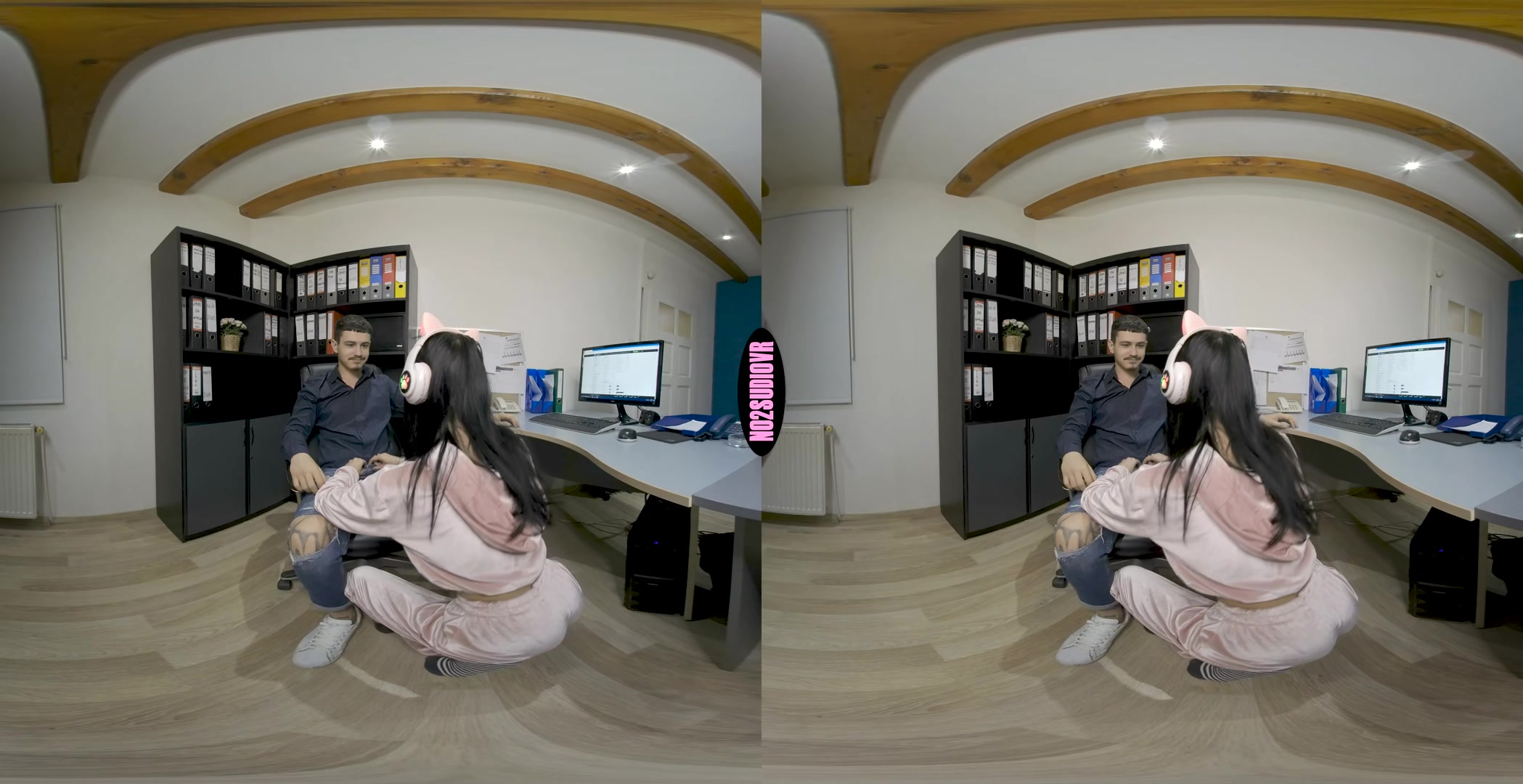 At the Office - Hot Massage - No2StudioVR
