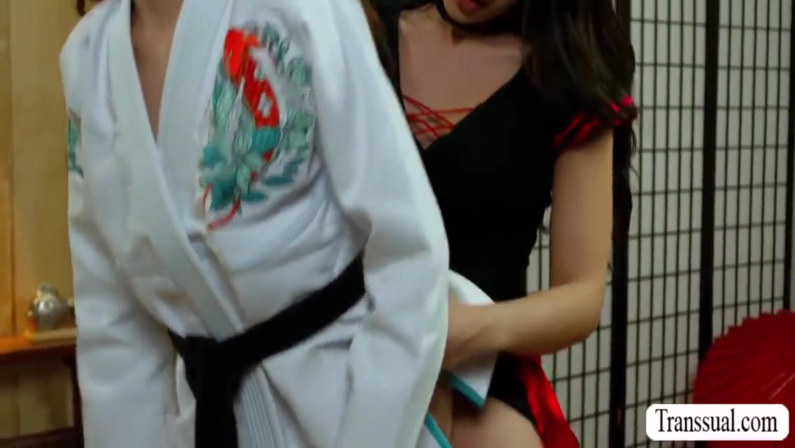 Fake Karate Master Get Banged By Black Belt Ts With Selena Love And Kasey Kei