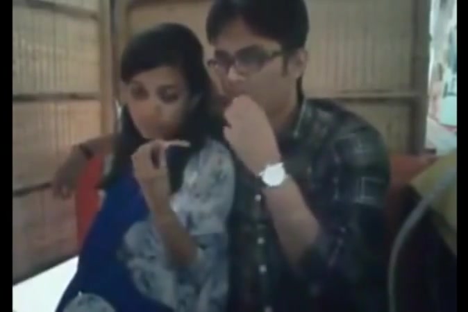 Bangladeshi bf gf in restaurant 2