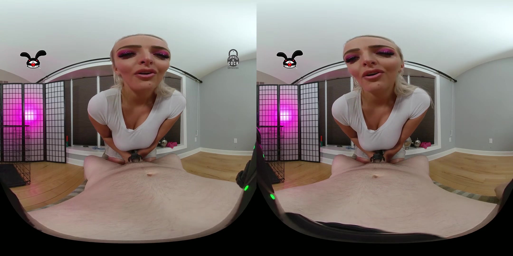 Locked Cock Chronicles - 180 - 3D - VR Edition - Volume 24 - Macy Cartel; Chastity Cage Fetish VR