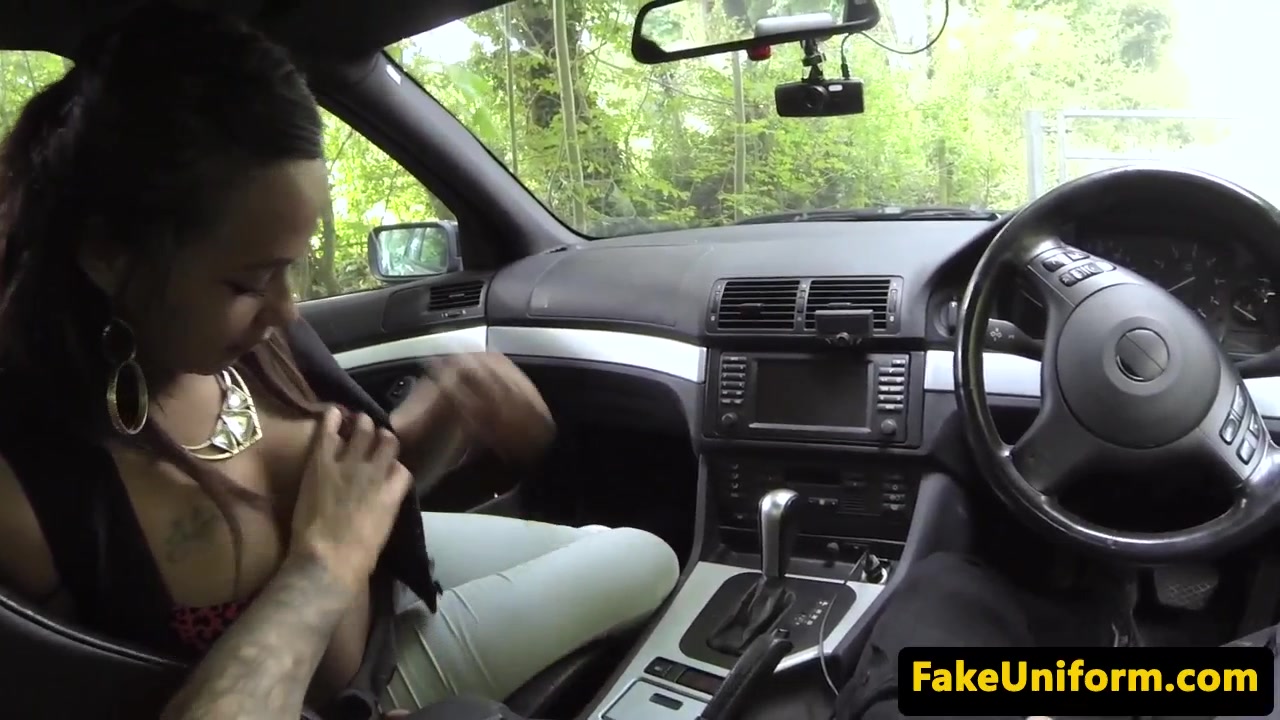 English black amateur schlongsucking fake cop