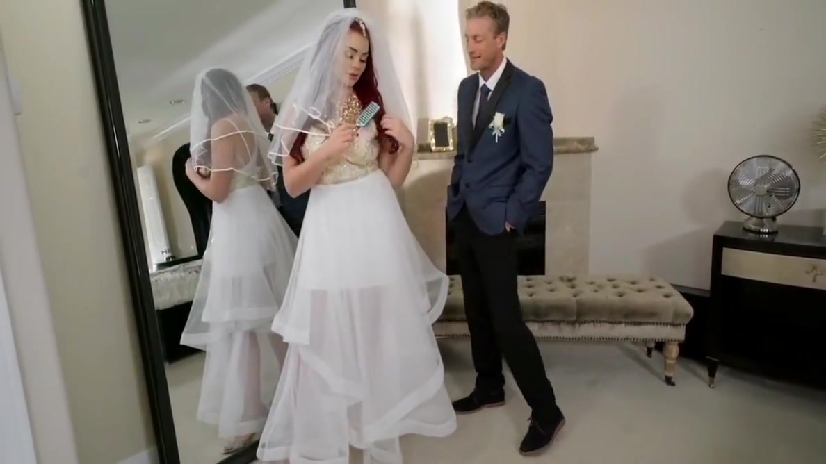 Suegro Le Rompe El Culo A Su Nuera Antes De Boda With Ginger Elle, Ryan Mclane And Step father In-law
