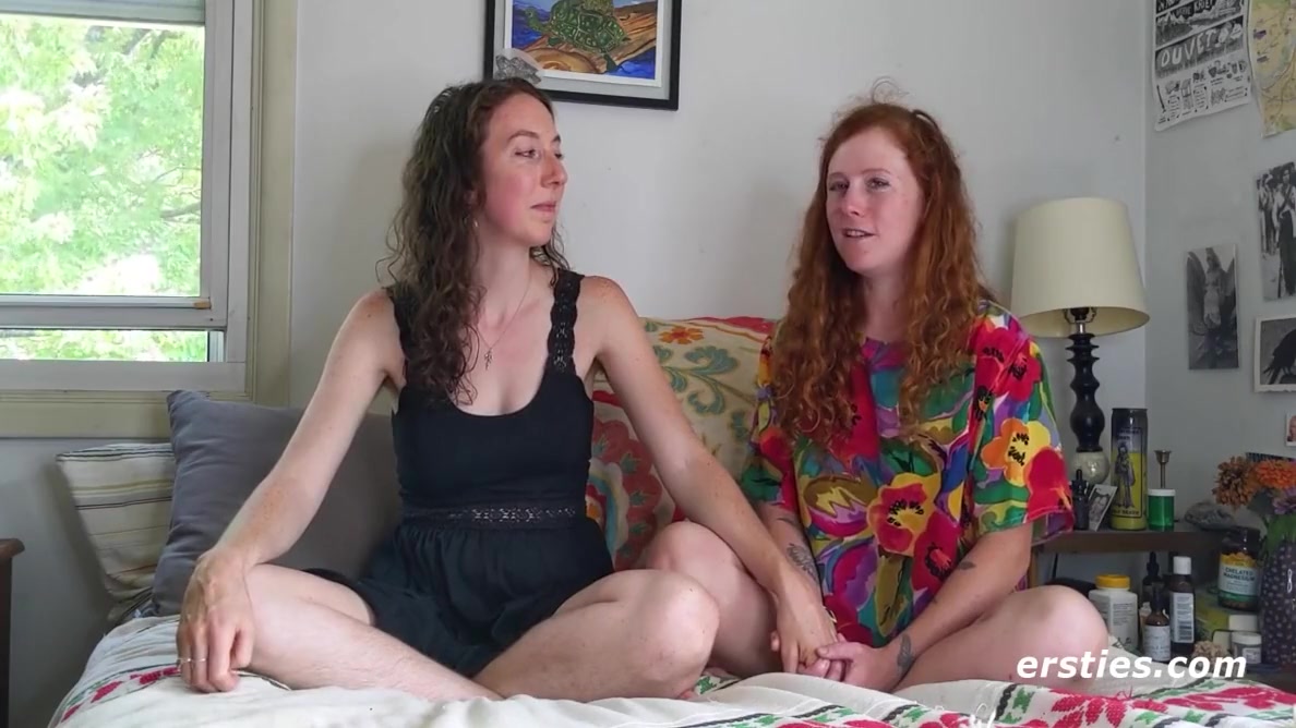 Real Couple Play With A Lesbian Strap On