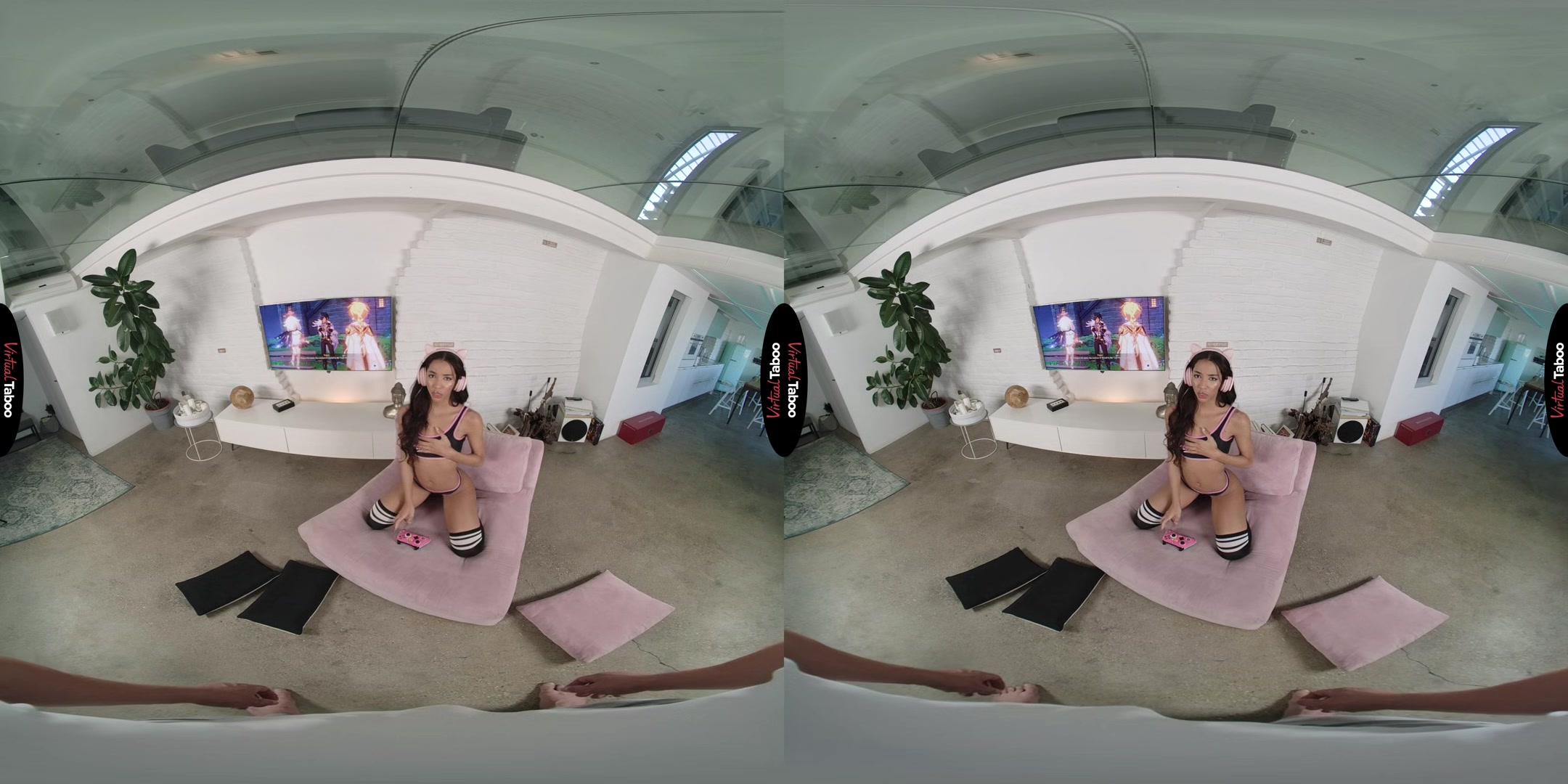 Lia Lin VR Porn: We Play A Game You Cum - I Win - VirtualTaboo