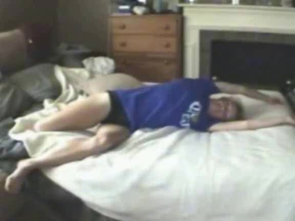 Homemade vid featuring an elastic blonde pounding