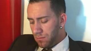 Jerome innocent vendor serviced his big cock by a guy!