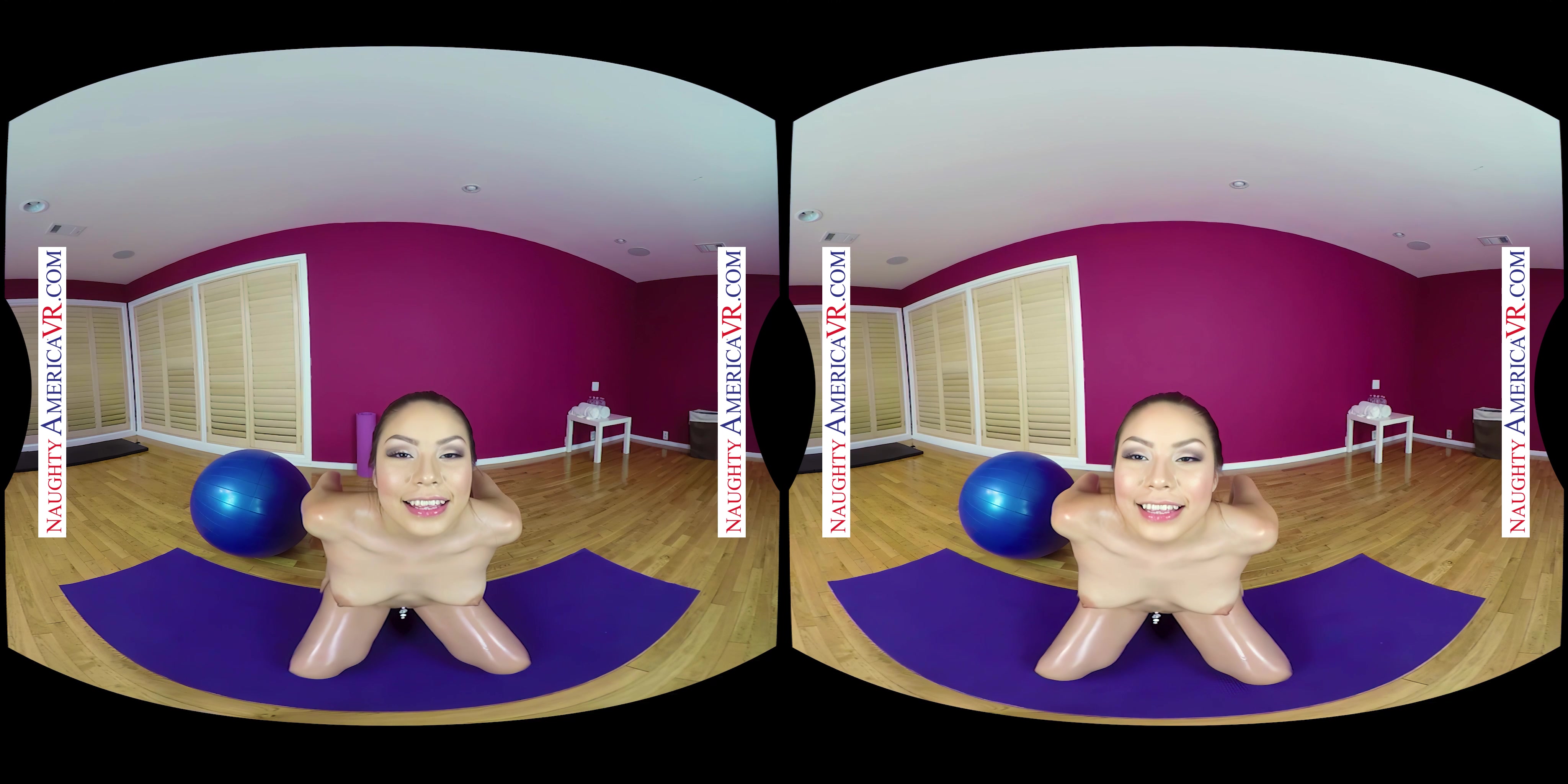 Sami Parker is all ready to go after stretching out in yoga