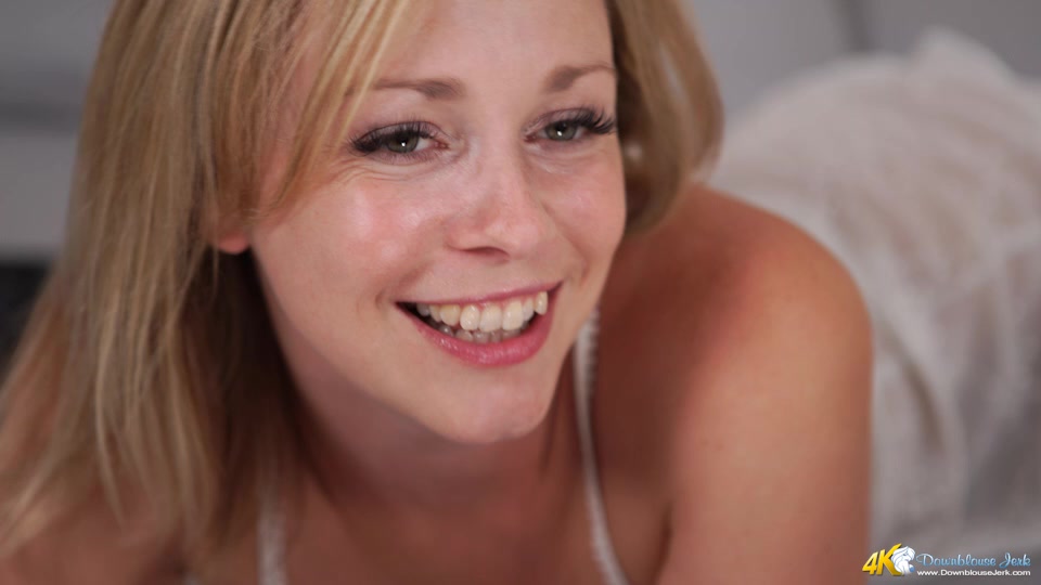 Cheeky Tit Wank - DownblouseJerk