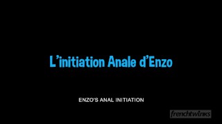 Enzo Lemercier plays with his virgin ass for the very first time