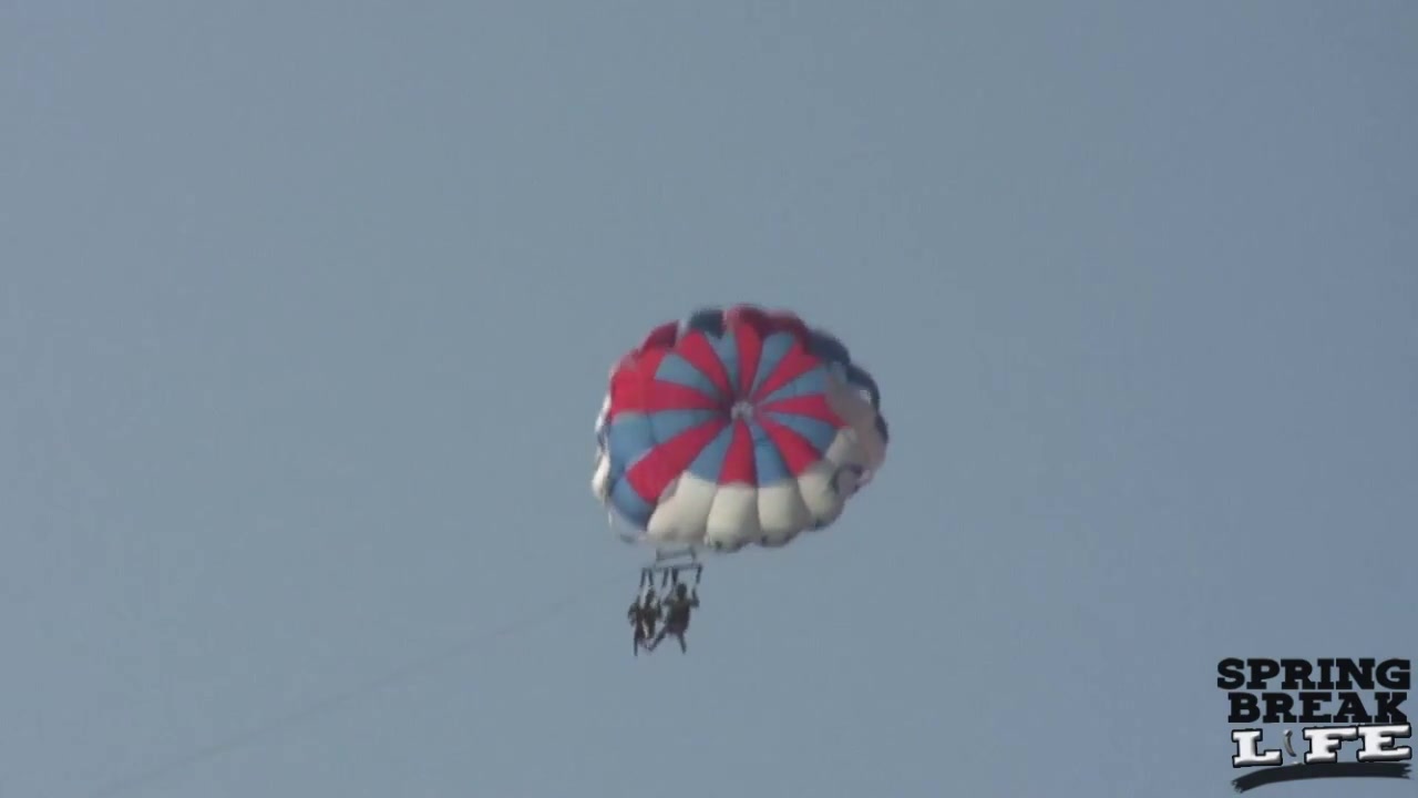 Naked Parasailing on Spring Break - SpringbreakLife