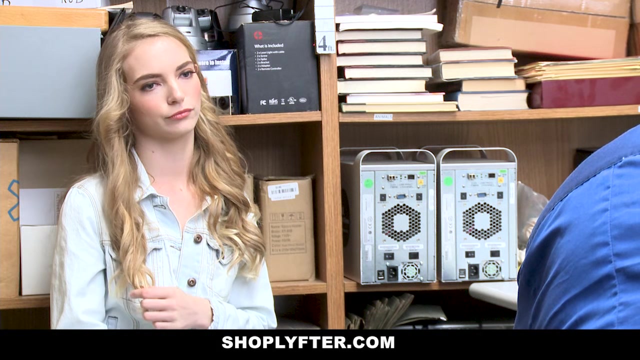 ShopLyfter - Blonde Beauty Gets The HARD End Of The Law