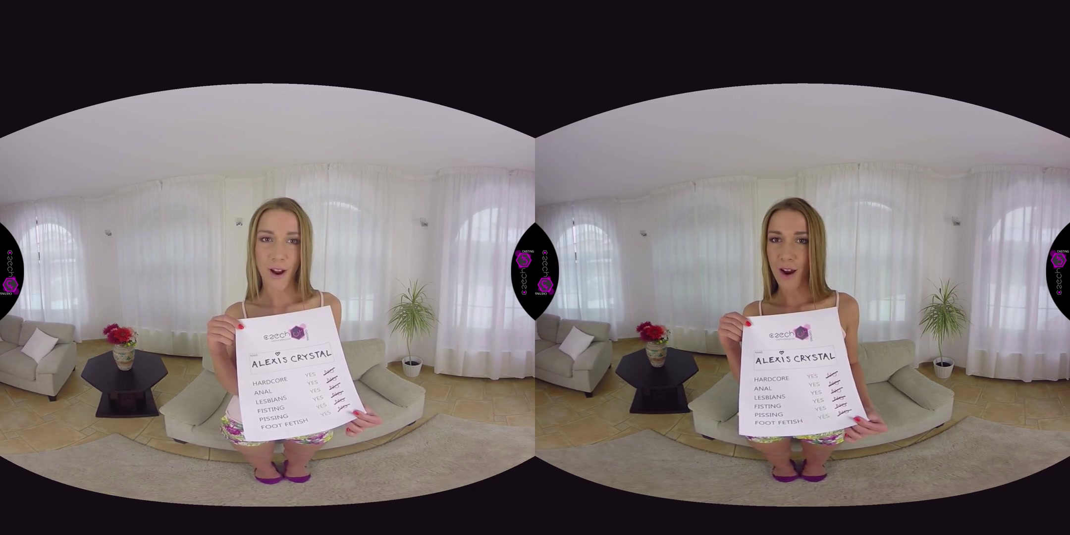 Alexis Crystal in Alexis Crystal Casting - CzechVRCasting