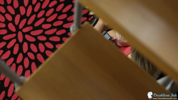 Chloe Toy in Texting Tits - DownblouseJerk