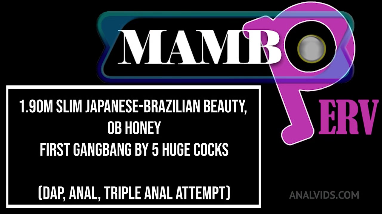 1.90m Slim Japanese-Brazilian Beauty, Ob Honey First Gangbang