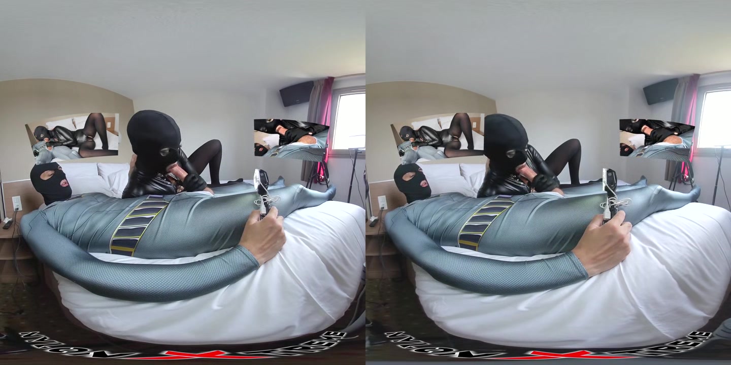Nora Fox Leotard and Black Pantyhose - NylonXtreme
