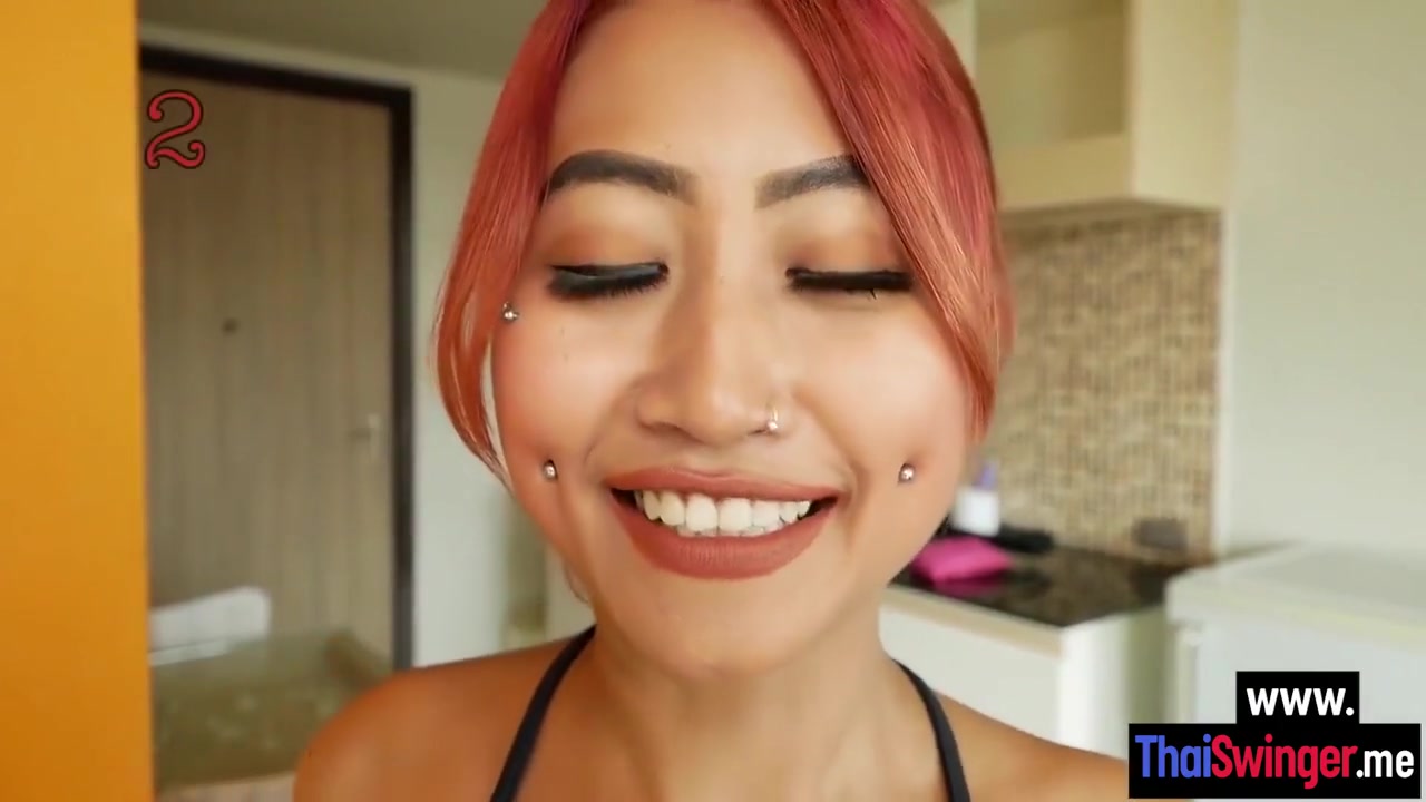 After Hot Dancing Thai teen 18+ Fang Swallowed Dick And Ple