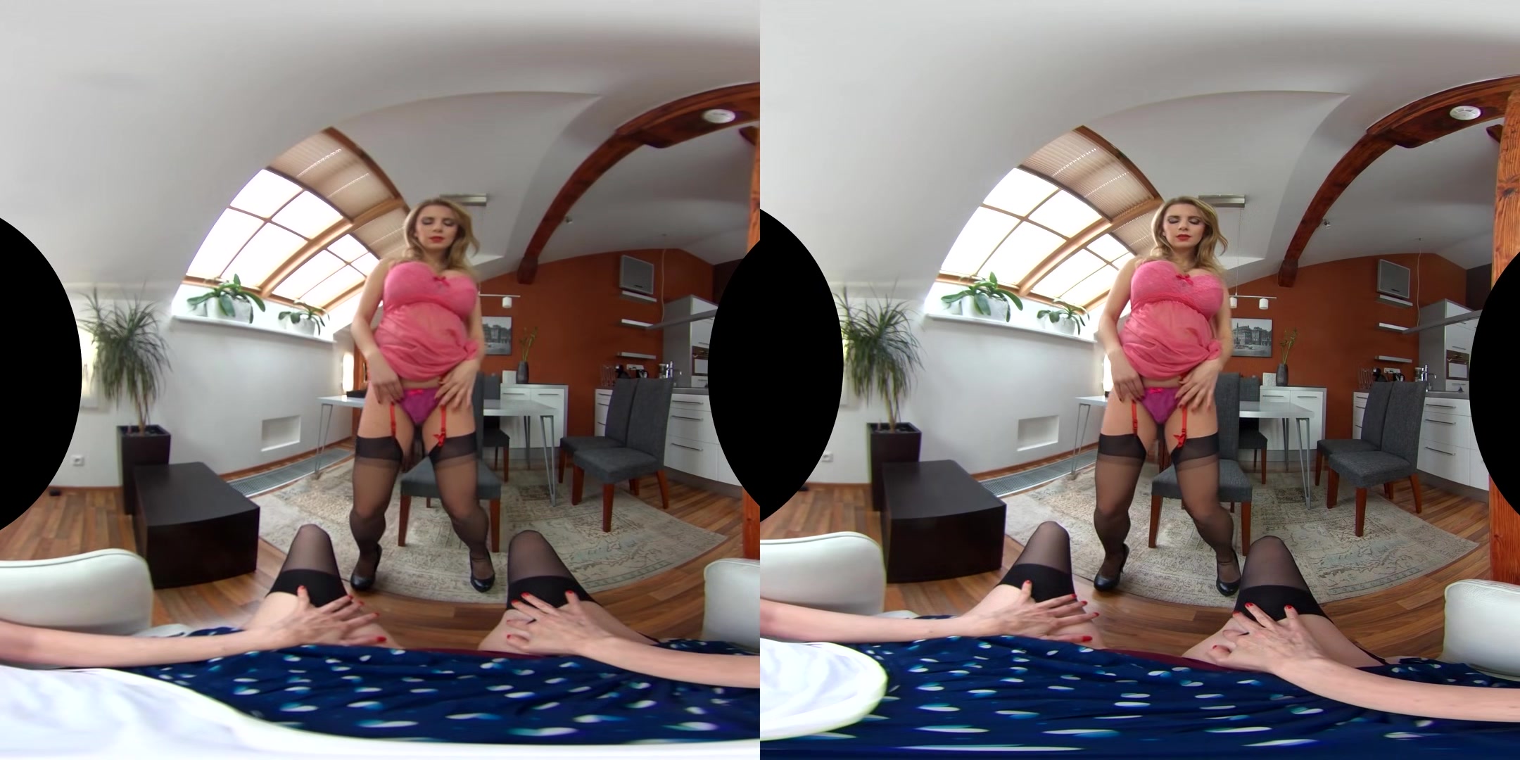 Pregnant In Panties; Huge Tits Blonde Pornstar - Sexlikereal