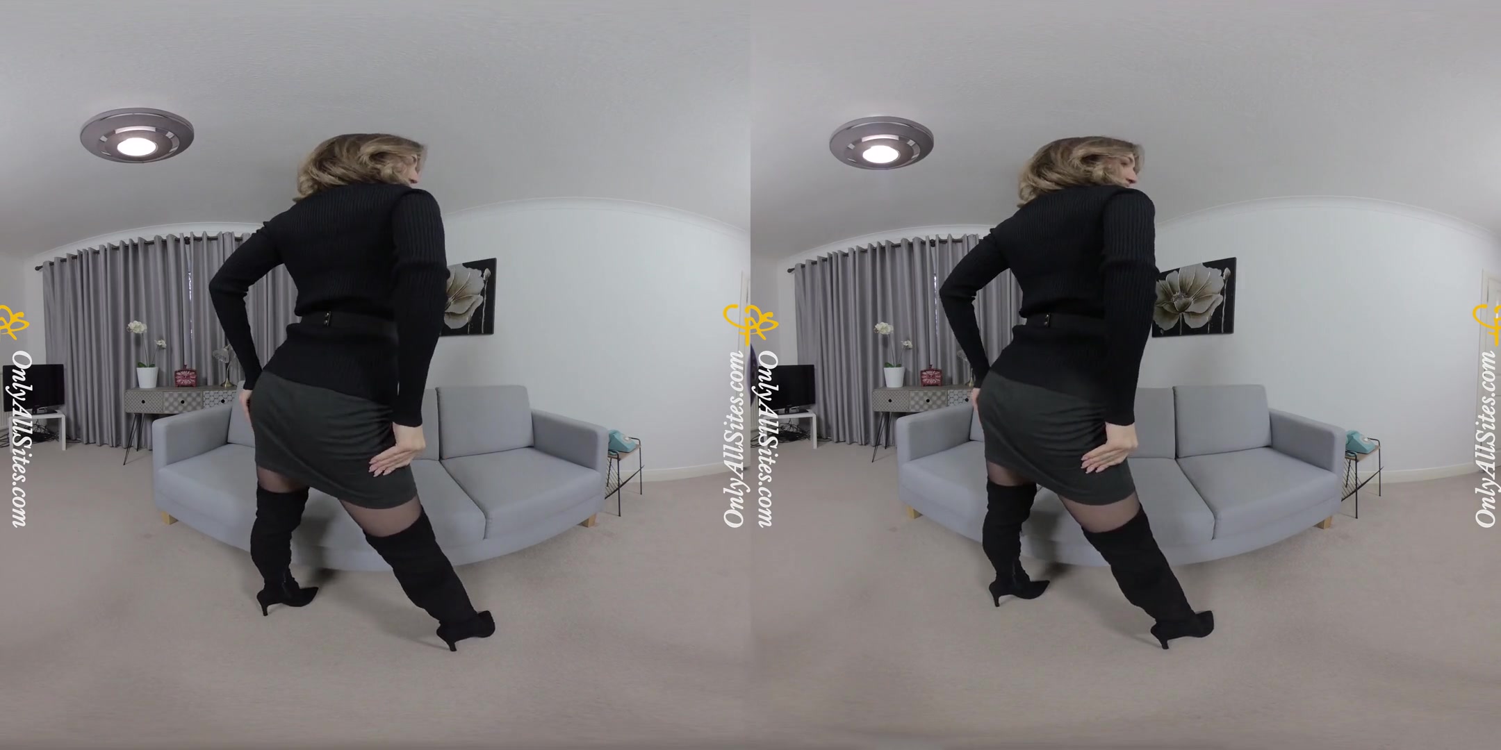 Black Jumper - Hot and Sexy Amateur Solo Striptease