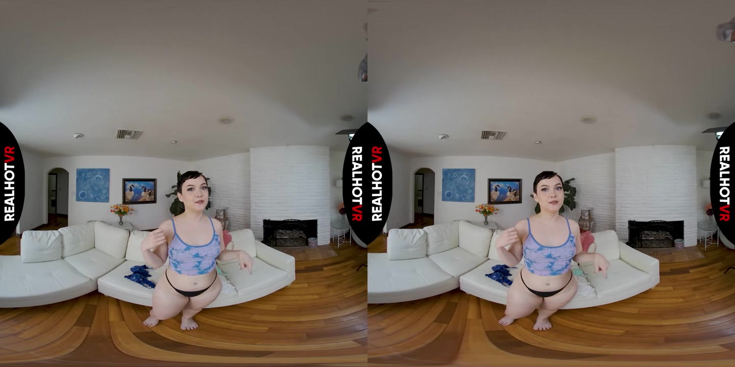 Cum On My Perky Natural Tits While I Try On Sexy Lace Bras & Panties Sets - RealHotVR
