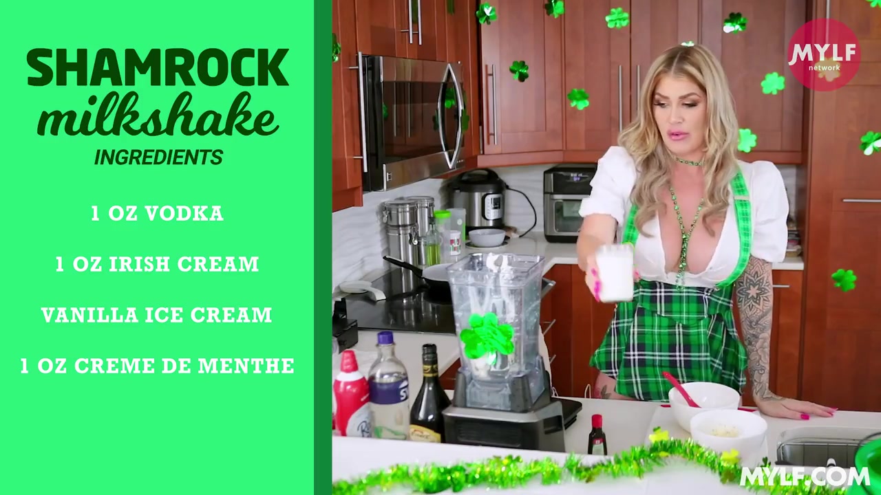 Tasting Her Shamrock Milkshake - MYLF