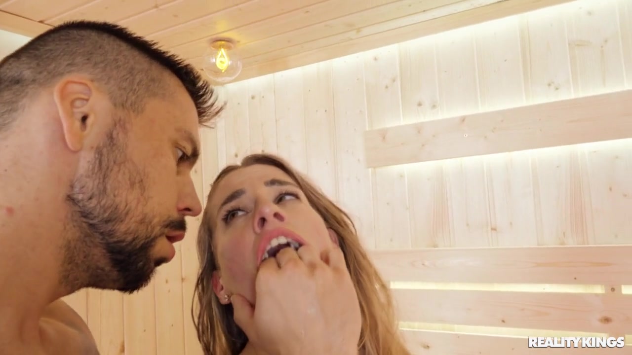 Sauna Slut Video With Eveline Dellai, Angelo Godshack - RealityKings